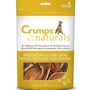 Crumps' Naturals Sweet Potato & Liver Chews Chewy Dog Treats - 24 oz Bag