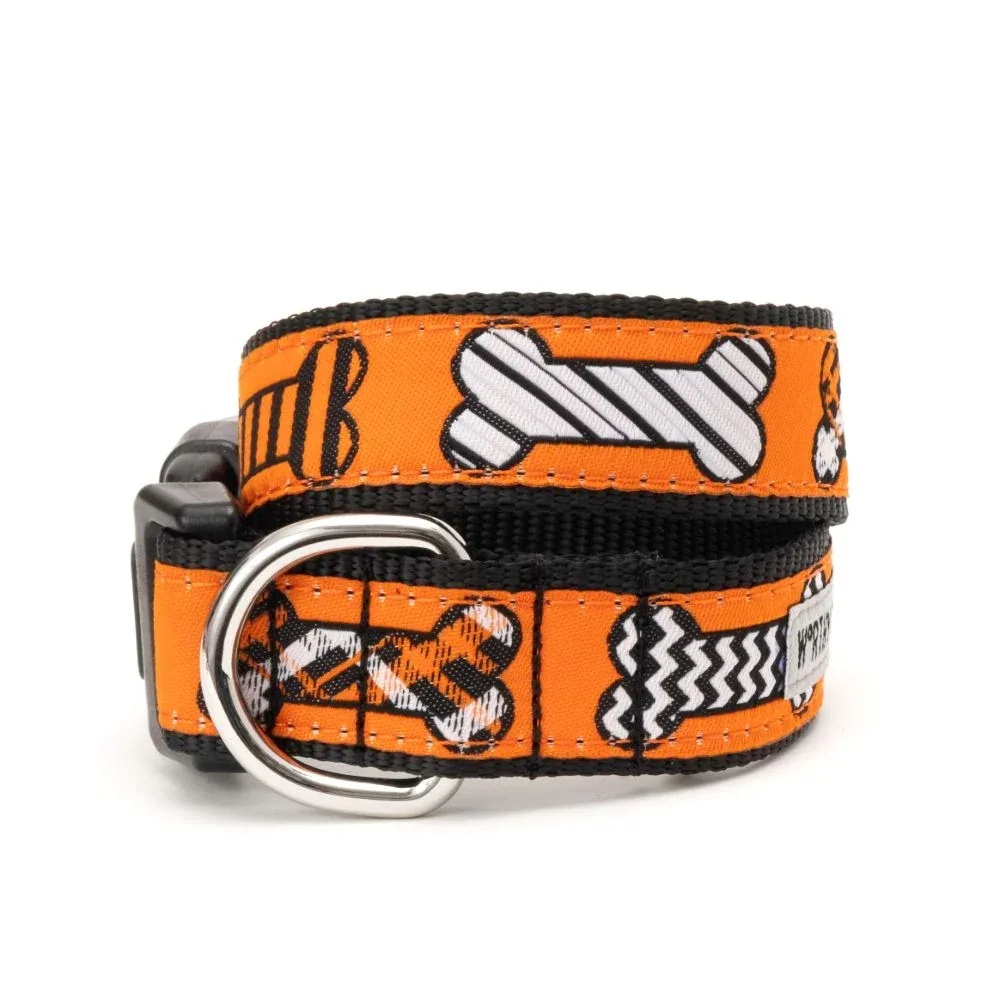 Halloween Bones Dog Collar