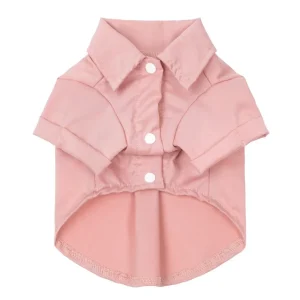 Formal Dog Collar Shirt in Pink