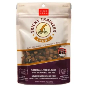 Cloud Star Liver Chewy Tricky Trainers Soft and Chewy Dog Treats - 14 oz