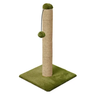 Furrlovers Cat & Kitten Scratching Post Tree with Hammock, Toy & Jute Rope (Green)