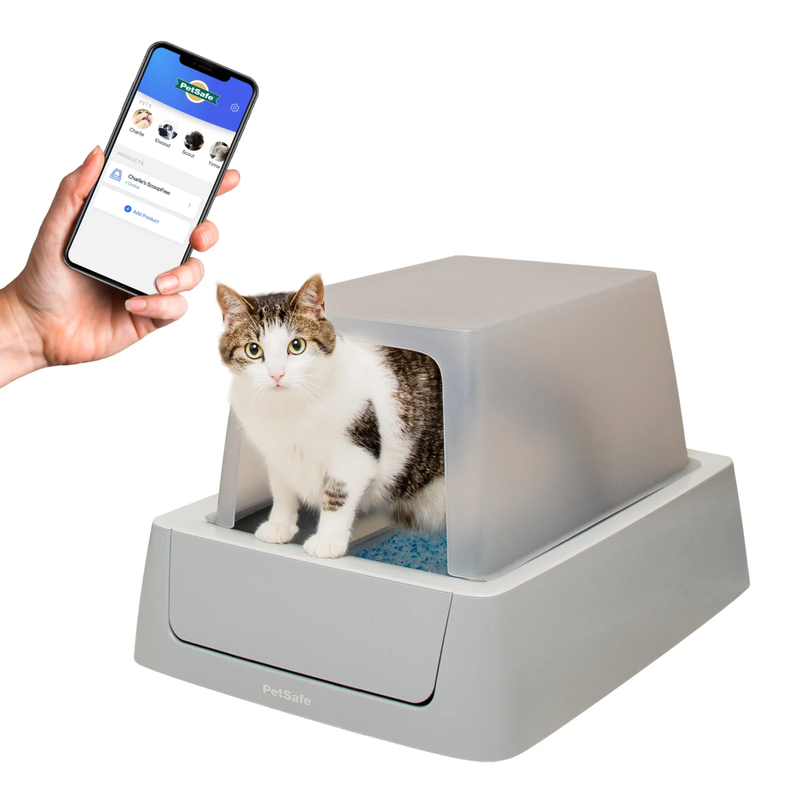 Smart Self-Cleaning Litter Box - ScoopFree® Crystal Smart - Image 2