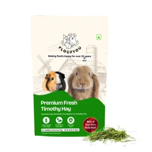 FloofYou Premium Timothy Hay for Rabbits, Guinea Pigs and Hamsters