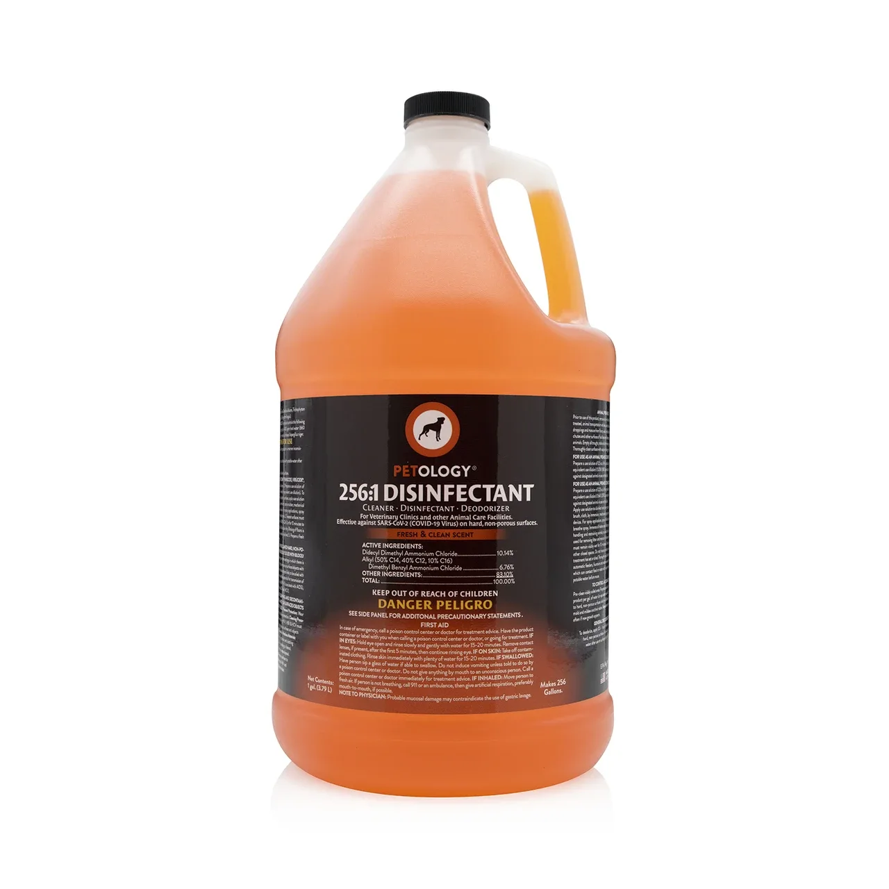 Petology 256:1 Disinfectant, 1 Gallon, Fresh & Clean
