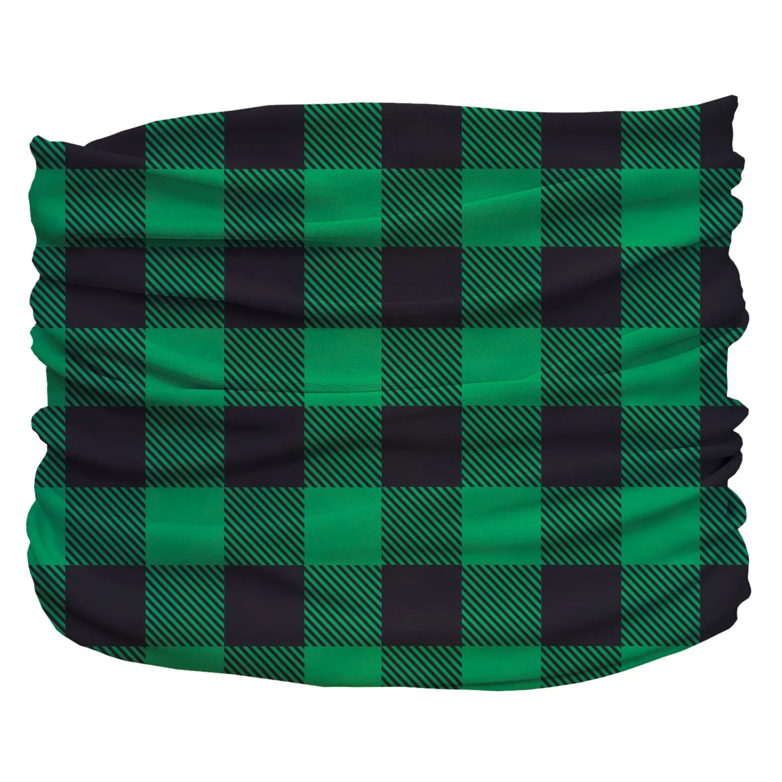 Buffalo Plaid Pup Scruff - Slip-On Dog Neck Scarf - Image 2