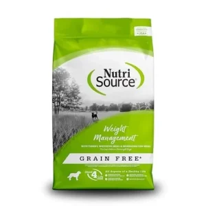 Nutrisource Grain-Free Weight Management Turkey Whitefish and Menhaden Fish Dry Dog Food