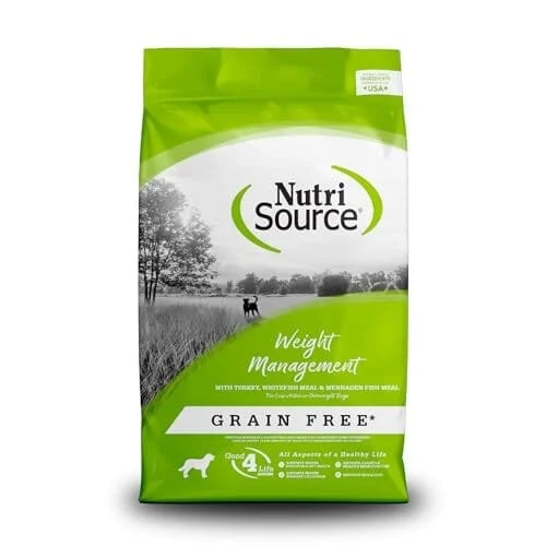 Nutrisource Grain-Free Weight Management Turkey Whitefish and Menhaden Fish Dry Dog Food