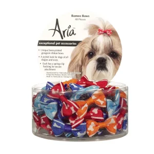 Aria Romeo Bows 48 Piece Canisters
