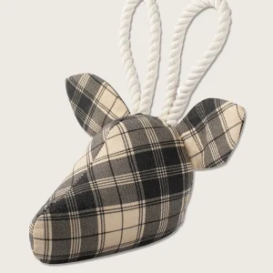 DEER HEAD DOG TOY
