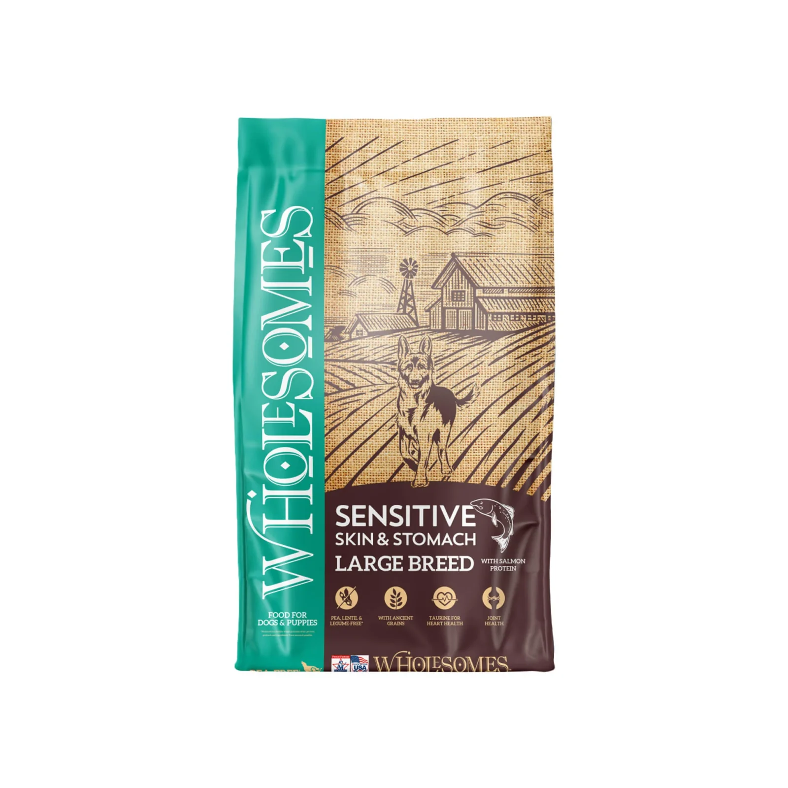 Wholesomes Sensitive Skin & Stomach Large Breed Dry Dog Food