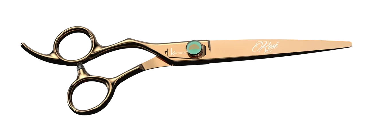 Kenchii Rose Gold 7" Straight Shear Left Hand
