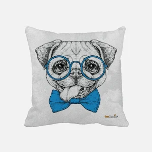 Smartie Pants Pug Throw Pillow
