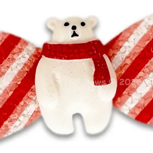 North Pole Hair Bow