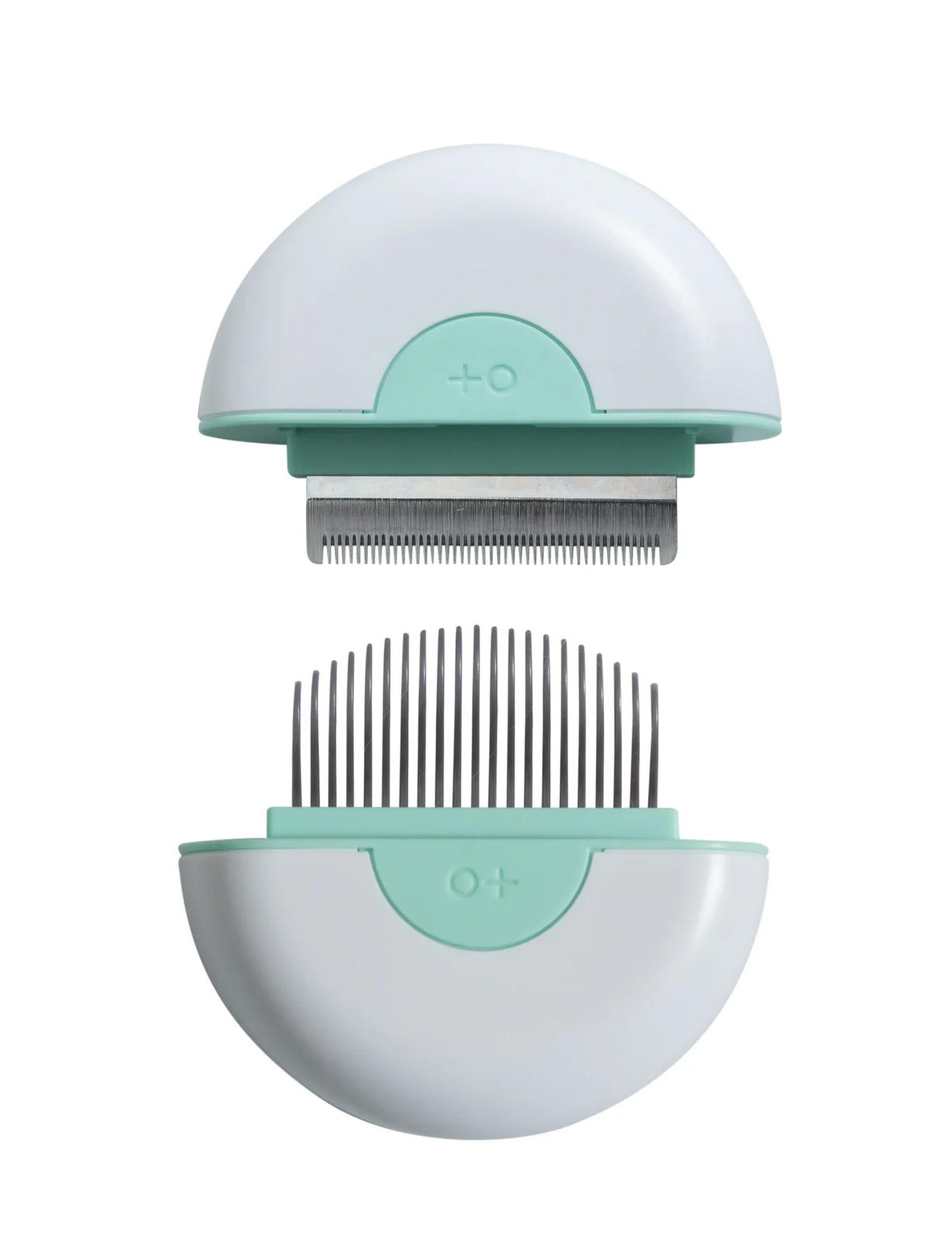 M PETS 2 in 1 Mini Comb for Short Haired Dogs and Cats (Mint Green)
