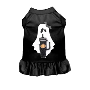 Spooky Coffee Dog Outfit - Halloween Dog Costume