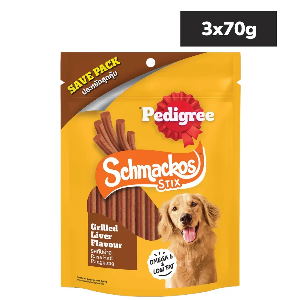 Pedigree Schmackos Stix Grilled Liver Flavour Adult Dog Treat - Image 2