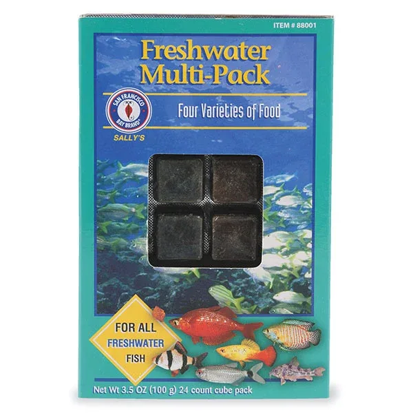 San Francisco Bay Brand® Roll-A-Cubes Freshwater Multi-Pack™ Frozen Fish Food - Image 2