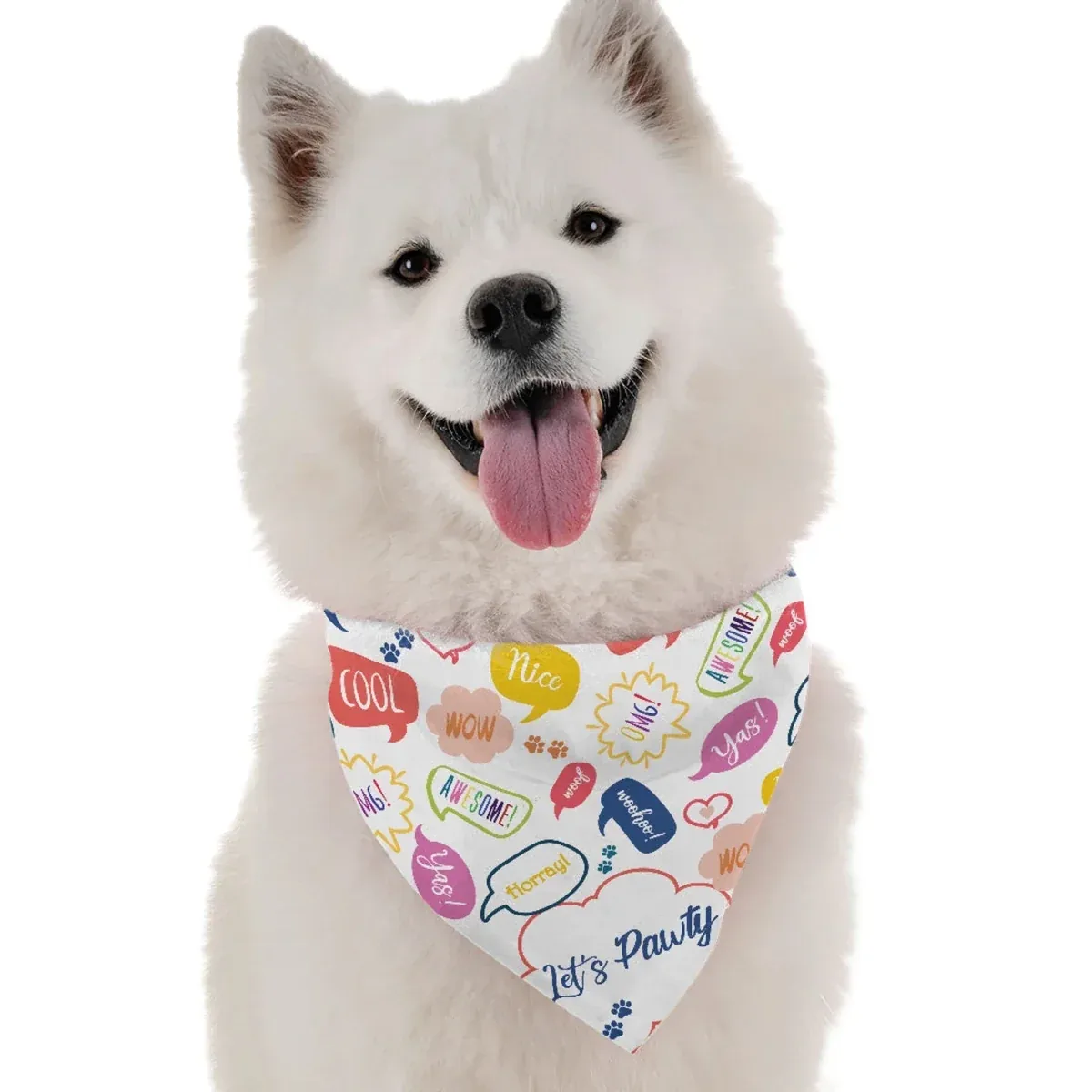 Let's Pawty Boy Dog Bandana by Bandoggies - Image 2