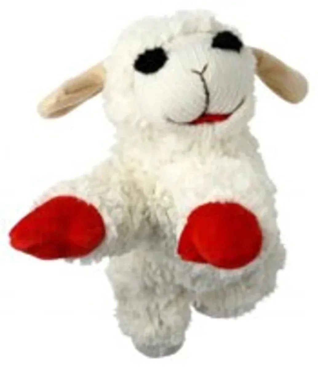 Multipet Lamb Chop Plush Dog Toy - Image 2