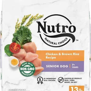 Nutro Natural Choice Senior Chicken & Brown Rice Dry Dog Food - 13 lb Bag