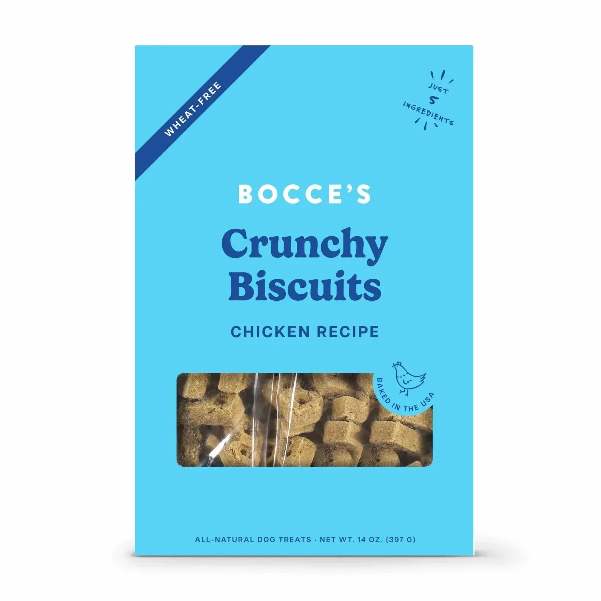 Bocce's Bakery Chicken Biscuit Boxes Dog Treats 14 oz