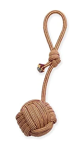 Mammoth Pet Products Monkey Fist Ball with Handle Extra Fresh Dental Floss Mint Scent Dog Toy - Image 2