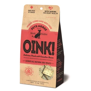 Granville Island Pet Treatery Pets Agree Grain Free Bacon Biscuits Crunchy Dog Treats - 1 lb Bag