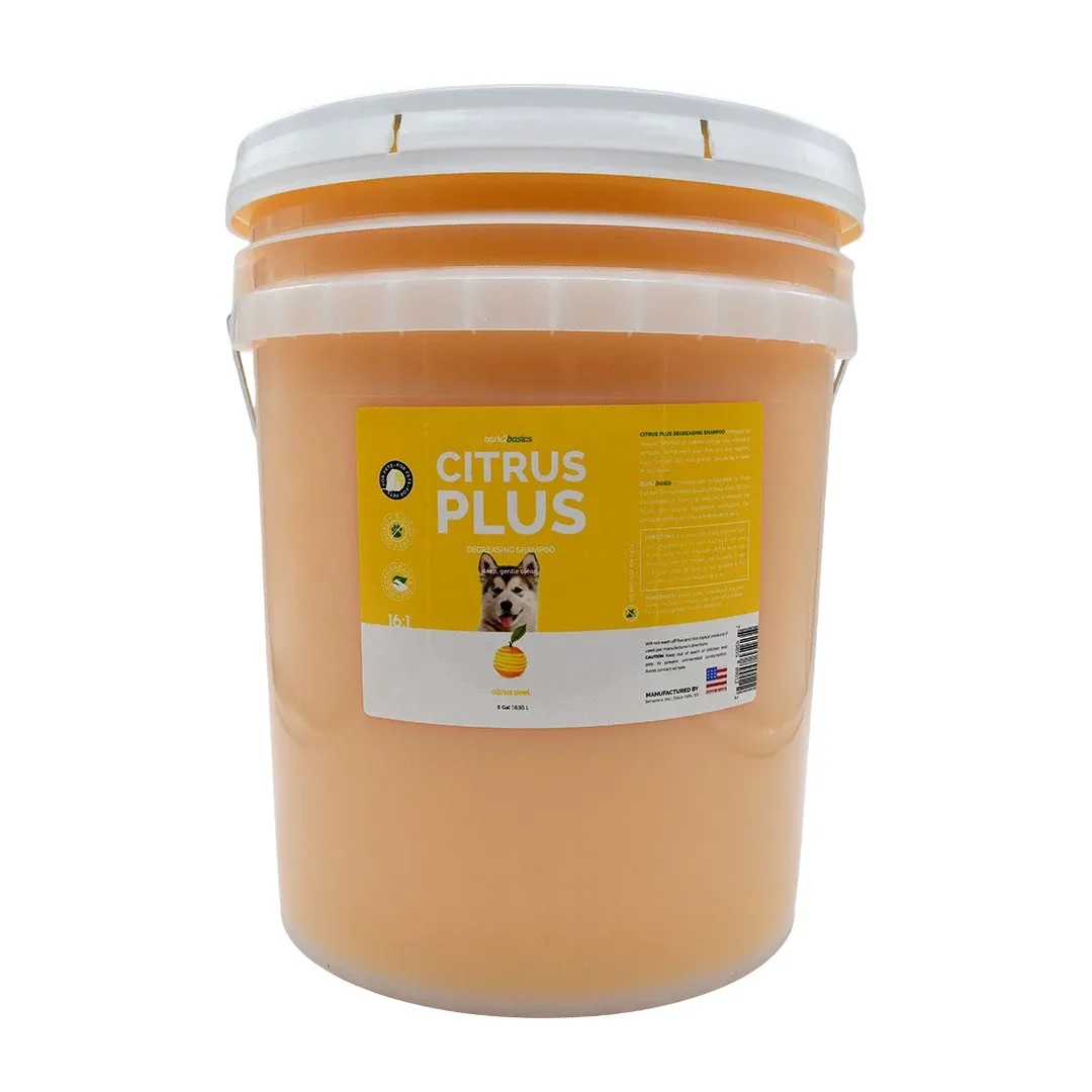 Bark2Basics Citrus Plus Dog Shampoo, 5 Gallon Pail