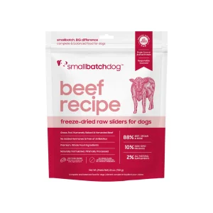 SmallBatch Sliders Freeze Dried Raw Dog Food