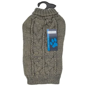 CC Cable Knit Sweater Small Chive
