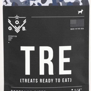 Operation Good Boy Bootcamp Treats 1/4-Inch Square Cut Farm-Raised Beef Training Jerky Dog Treats - 5 Oz