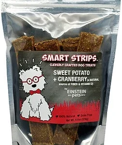 Einstein Pets Sweet Potato & Cranberry Jerky Treats Dog Jerky Treats - 5.5 oz Bag
