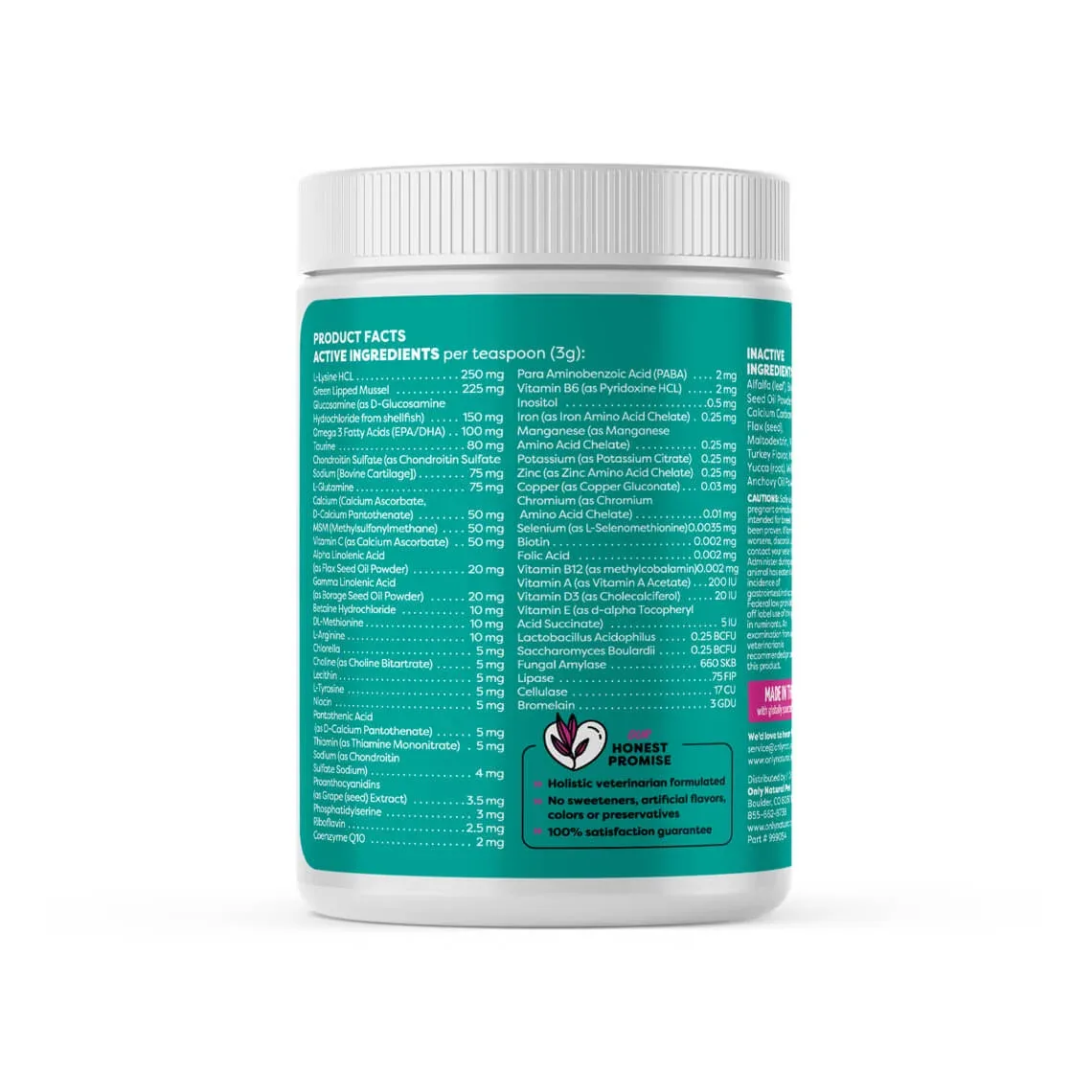 Only Natural Pet Ultimate Daily Feline Vitamin Powder 3.2 oz - Image 2