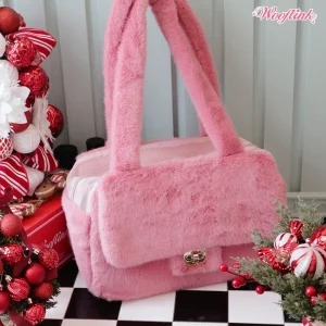 Wooflink Luxe Bag 3 Fur - Pink