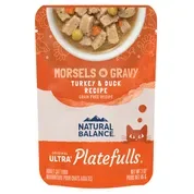 Natural Balance Original Ultra Platefulls Indoor Turkey & Duck Recipe in Gravy Wet Cat Food