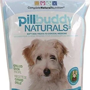 Complete Natural Nutrition Pill Buddys Duck Allergy Formula Dog Treats - 30 ct Bag