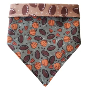 Fall Football - Reversible Dog Collar Bandana