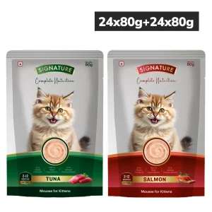 Signature Grain Zero Tuna and Salmon Mousse Combo Kitten Cat Wet Food