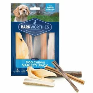 Barkworthies Puppy Chew Variety Pack - Natural Teething Dog Treats