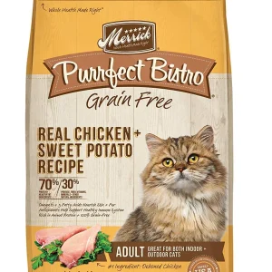 Merrick Purrfect Bistro Grain-Free Healthy Adult Chicken Recipe Dry Cat Food - 7 lb Bag