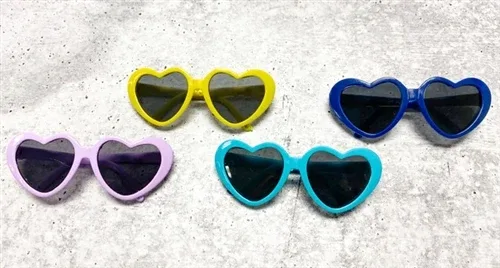 Tiny Dog Heart Sunglasses in Lavender - Image 2