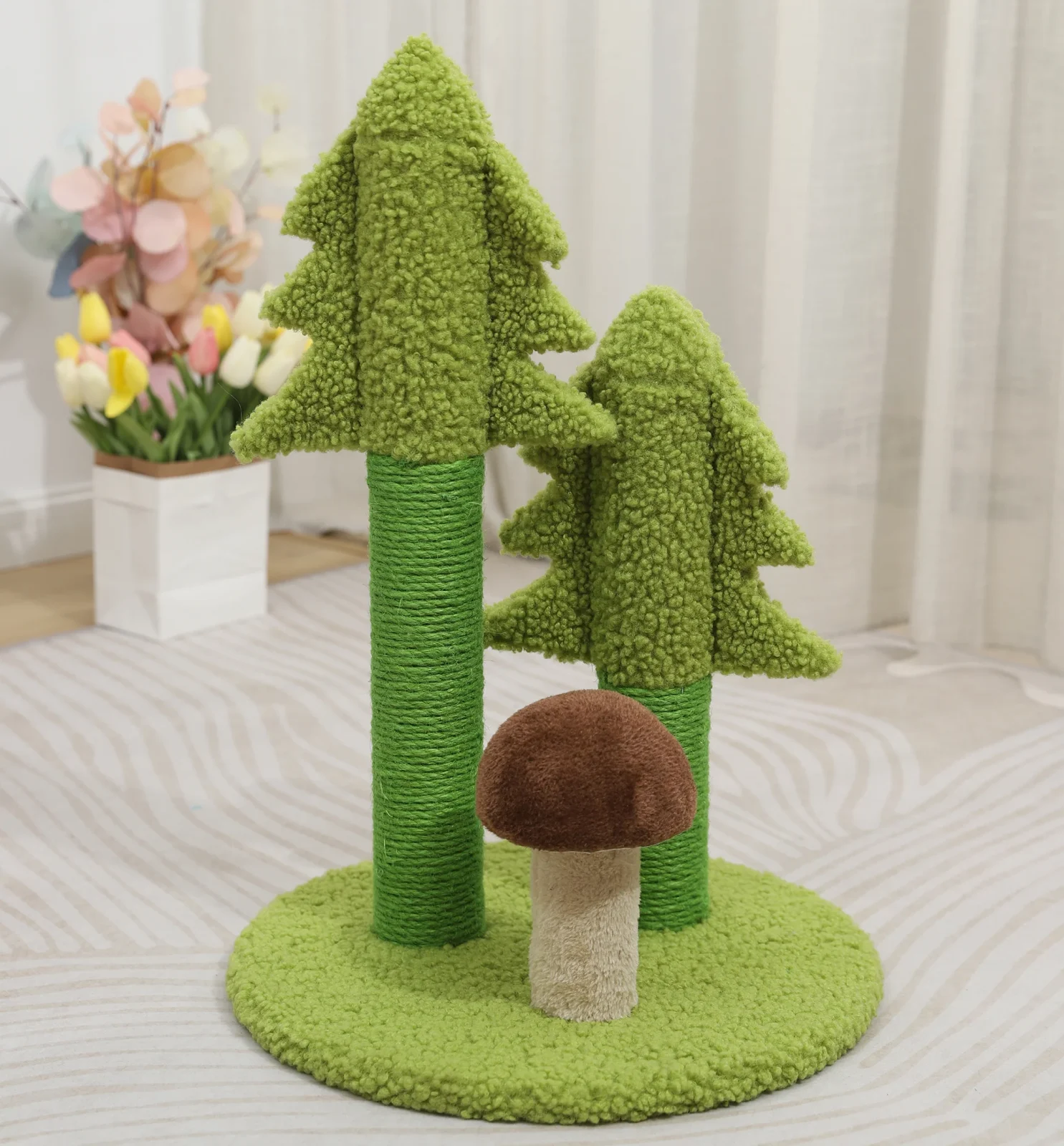 Wild Woodland Cat Scratching Post - Image 2
