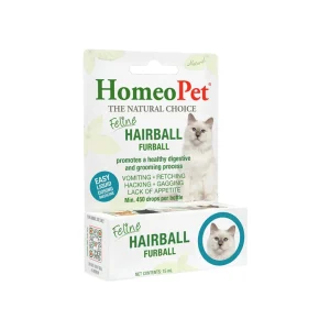 HomeoPet Feline Homeopathic Furball Relief Drops for Cats