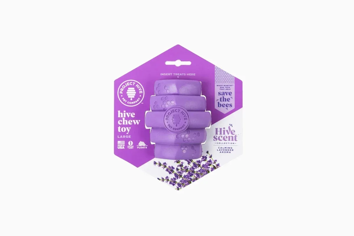 Project Hive Calming Lavender Scent Hive Chew Dog Toy - Image 2