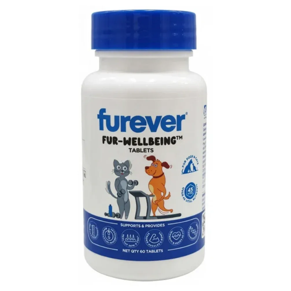 Pawsome Companion Fur WellBeing Tablets for Dogs & Cats