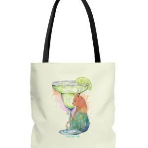Cats & Cocktails Margarita Tote Bag