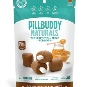 Complete Natural Nutrition Pill Buddys Peanut Butter & Honey Dog Treats - 30 ct Bag