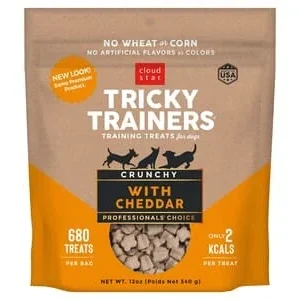 Cloud Star Tricky Trainers Cheddar Crunchy Tricky Trainers Biscuit Crunchy Dog Treats - 12 oz Bag