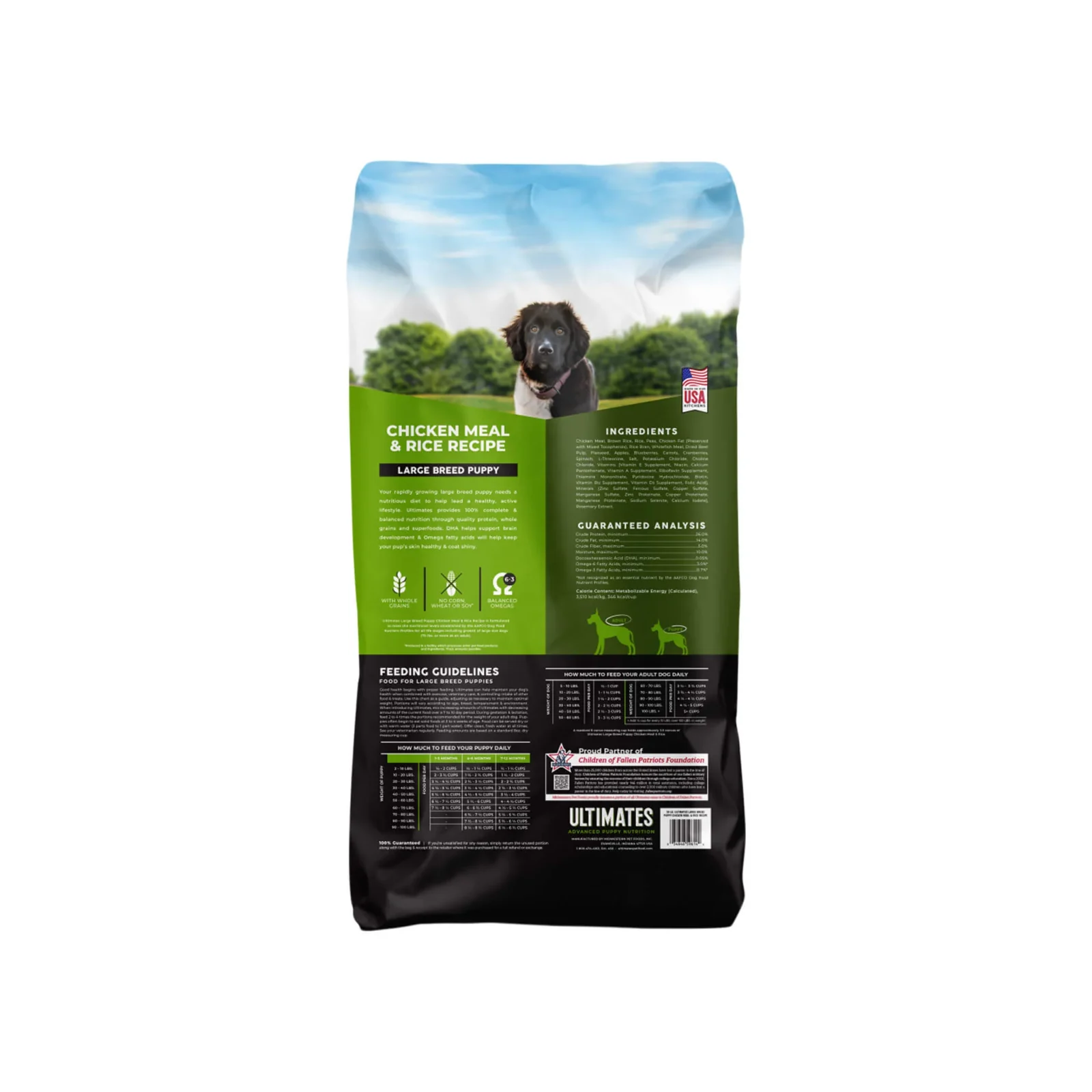 Ultimates Large Breed Puppy Chicken & Rice Dry Dog Food - Image 2