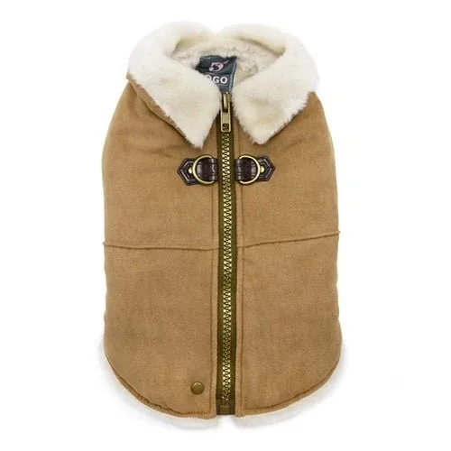 Furry Runner Coat Brown - Image 2